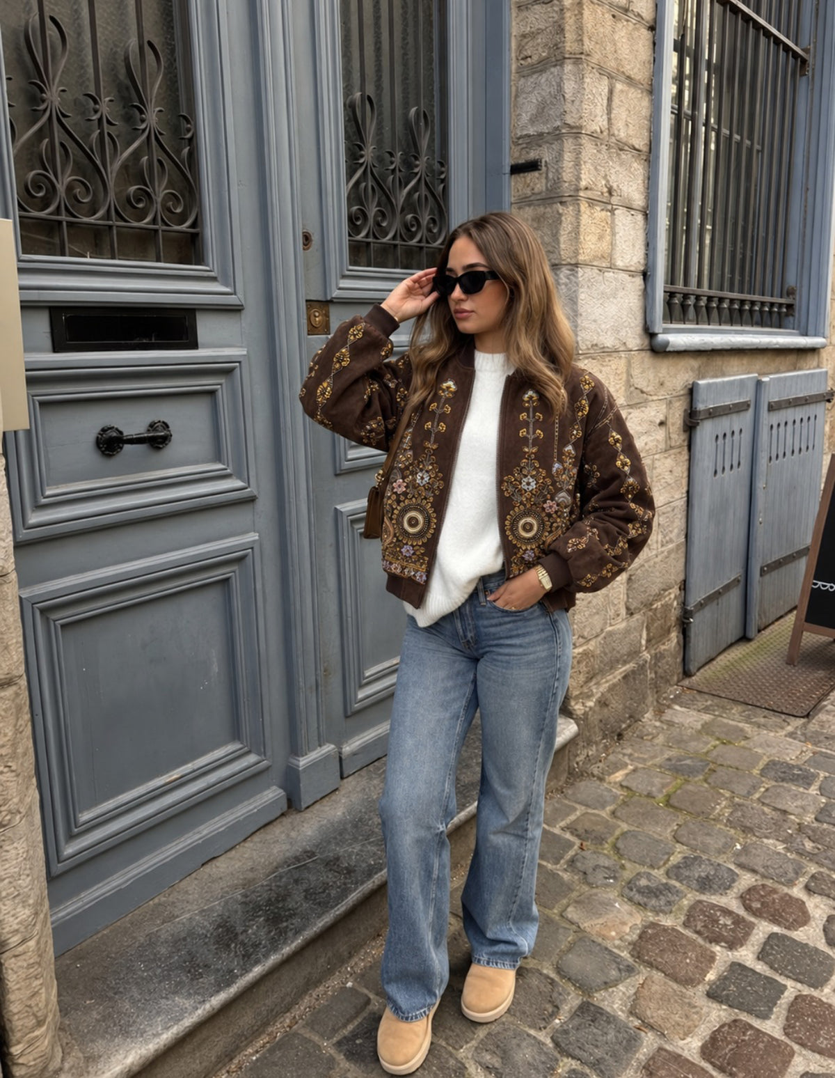 BOMBER MARTHA MARRÓN