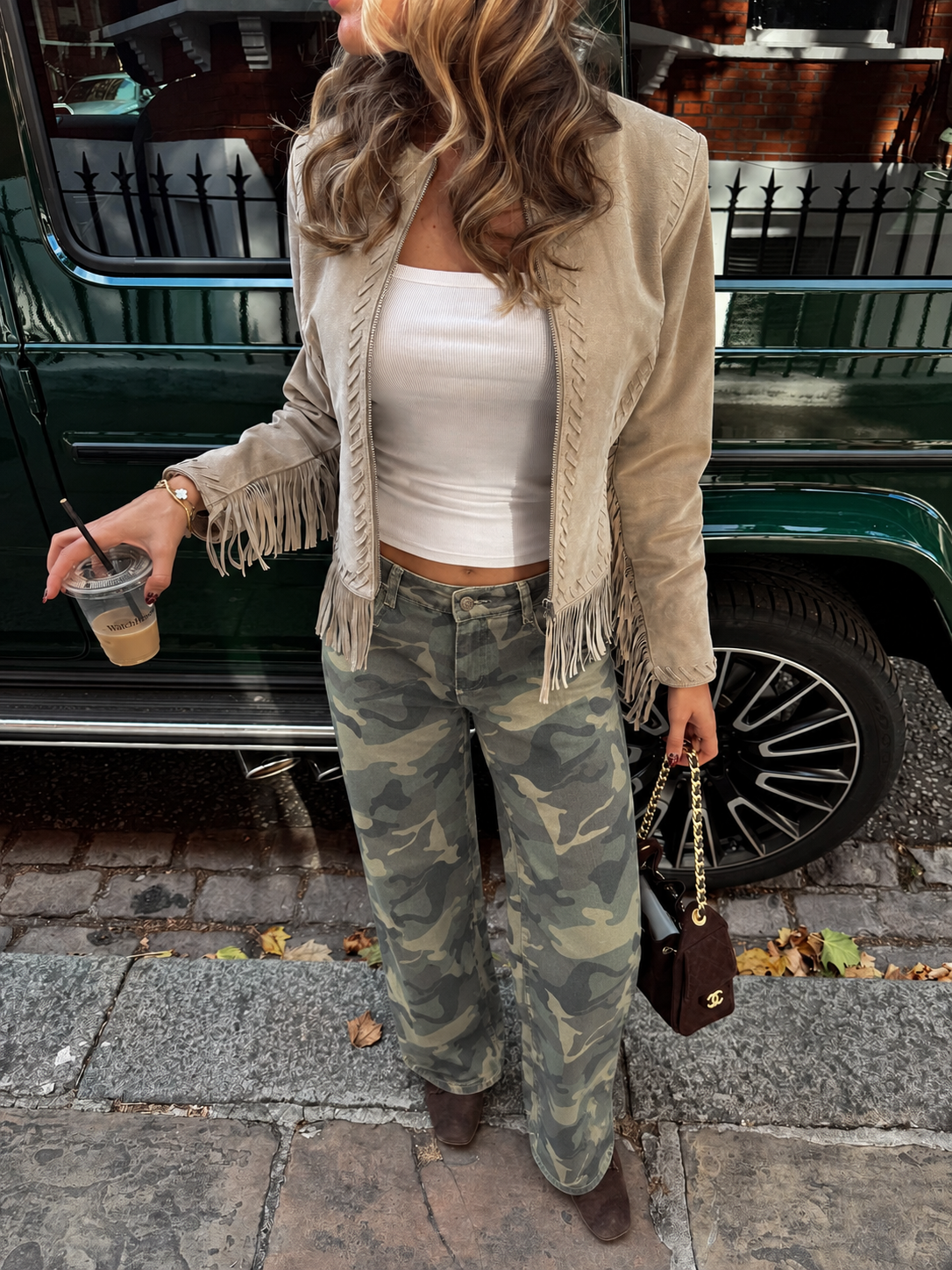 JEANS SABRINA CAMUFLAJE TENDENCIA TOTAL
