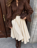 BLUSA AMELIA MARRÓN