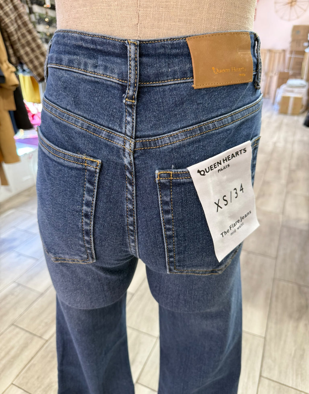JEANS WIDE LEG AZUL