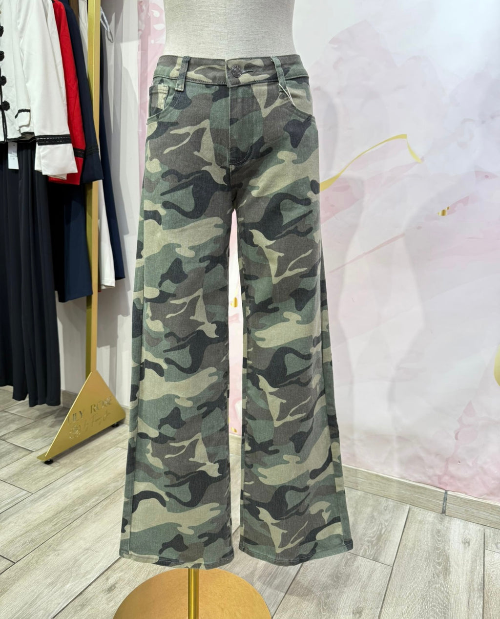 JEANS SABRINA CAMUFLAJE TENDENCIA TOTAL