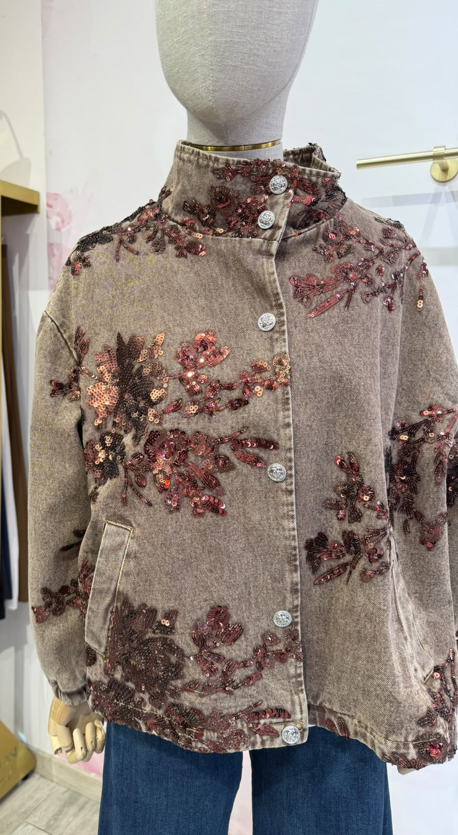 CHAQUETA INSOLA MARRÓN PREMIUM