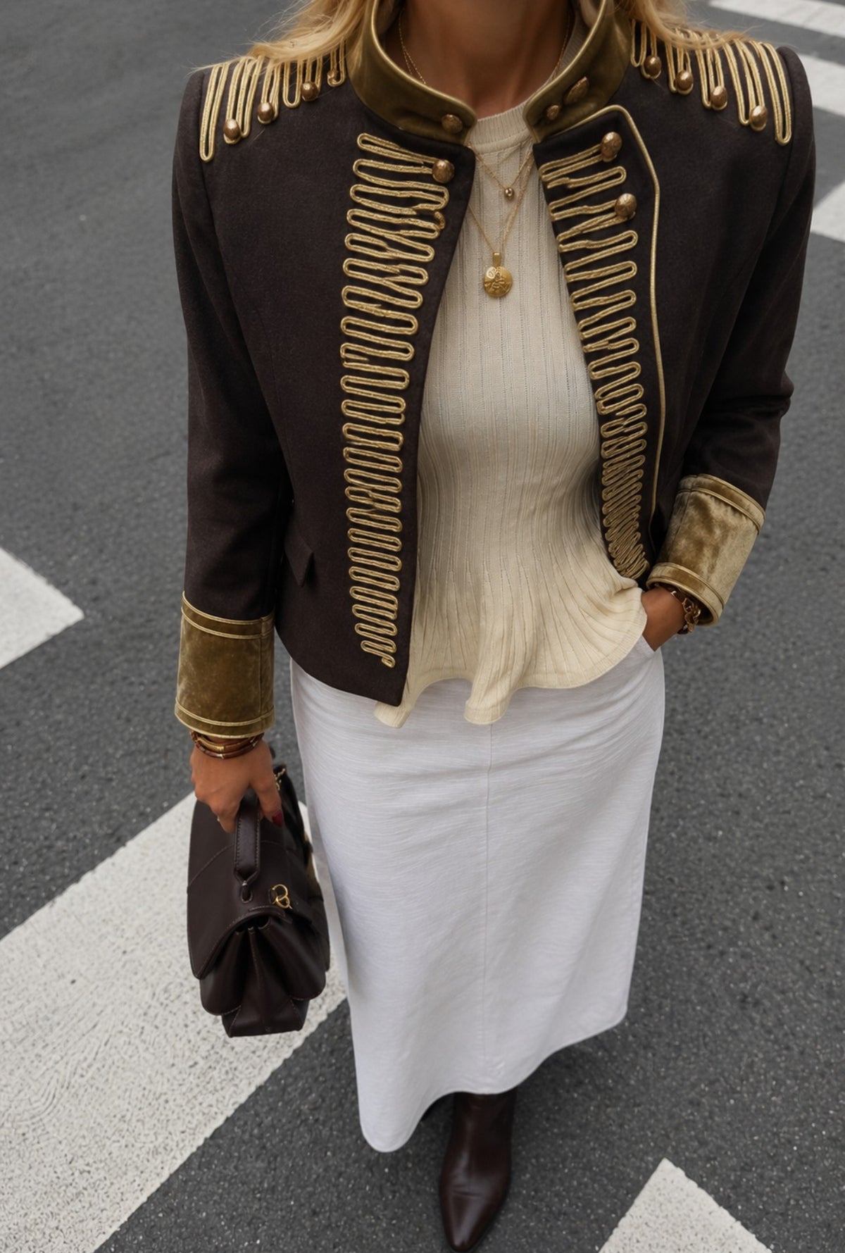 CHAQUETA CECILE MARRÓN
