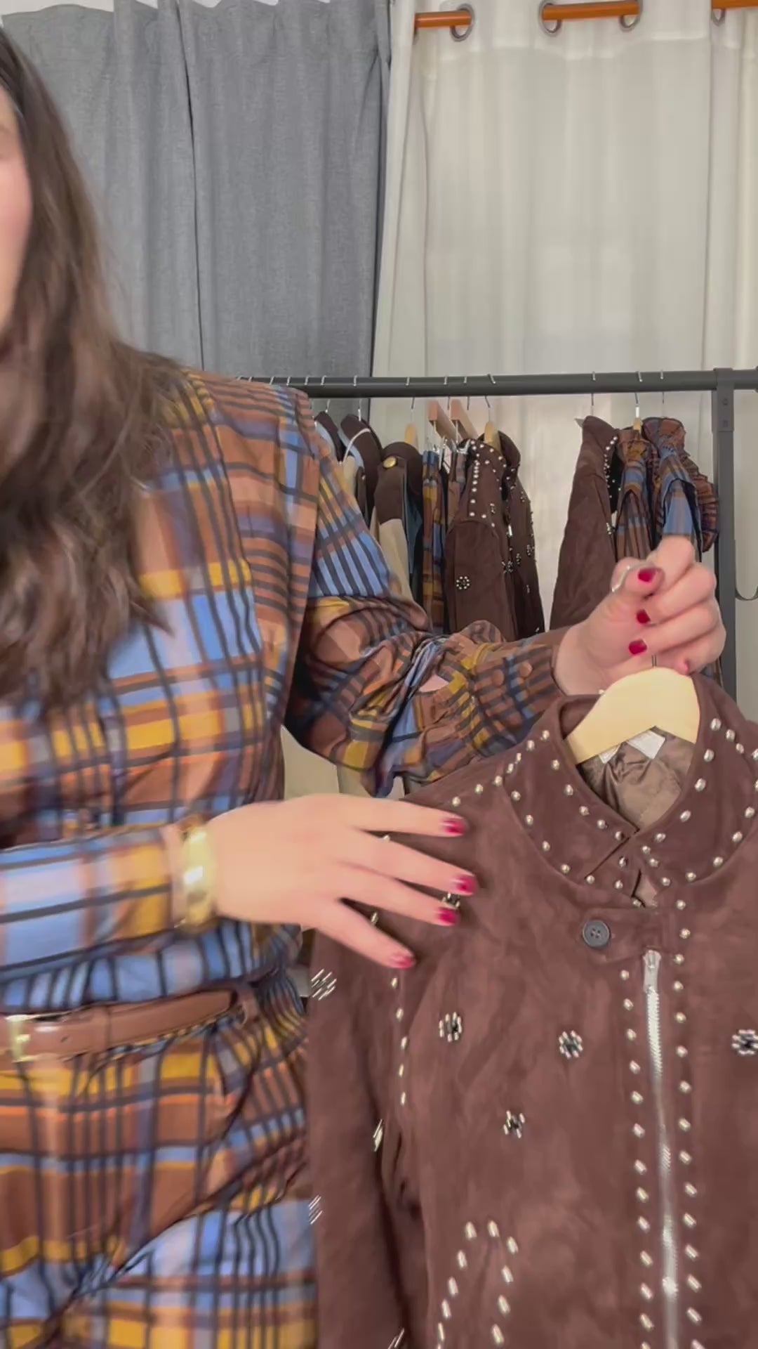 CHAQUETA LOURDES MARRÓN CHOCOLATE